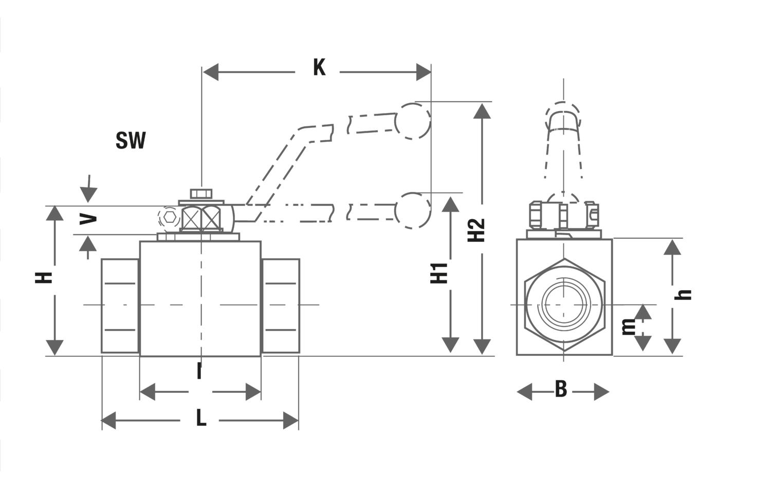 Ball valve KHG KHB KHE Robecco, Horhausen (WW)